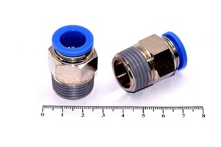 Фитинг цанговый прямой с наружной резьбой D PC 12-04 (R1/2